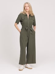 Широкие укороченный комбинезон Finery Marie - Изображение 2 4