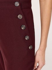 Finery Red Nellie Twill Wide Leg Trousers - Image 3 of 4