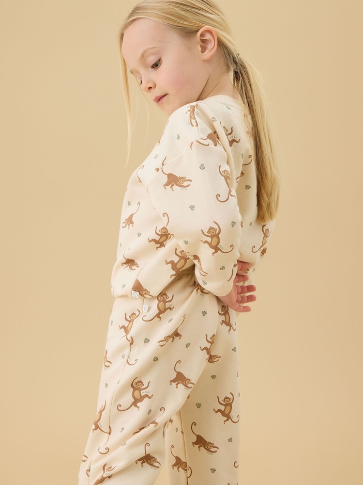 MORI Monkey Love Oversized Supersoft Sweatshirt - Imaginea 2 din 4