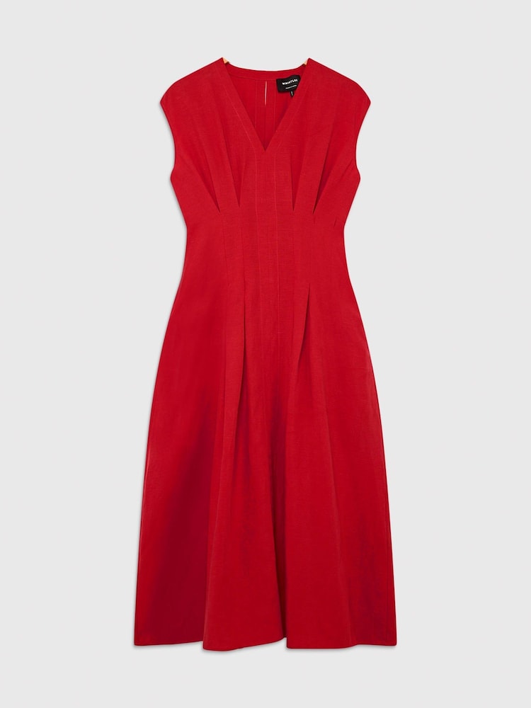 Whistles Panel Linen Blend Dress - Изображение 5 5 Whistles Panel Linen Blend Dress - Изображение 5 5