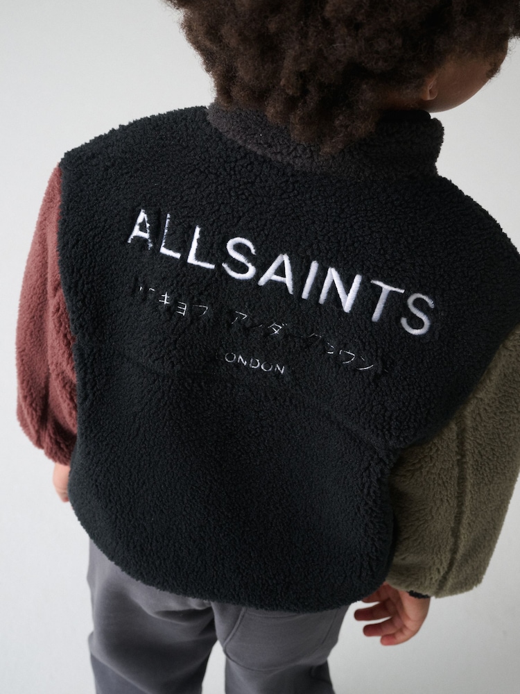 smALLSAINTS Black Underground Fleece Jacket - Image 5 of 5 smALLSAINTS Black Underground Fleece Jacket - Image 5 of 5