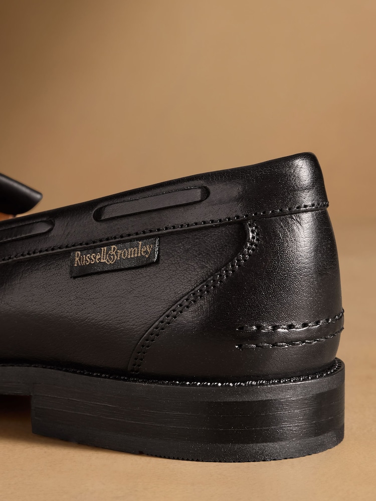 Buy Russell & Bromley Black Chester Tassel Loafers from Next  display picture 2
