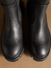 Russell & Bromley Black City Hi Knee High Chelsea Boots - Image 7 of 7