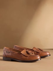 Ανοιχτό καφέ/Καφέ - Μοκασίνια Russell & Bromley Chester με φούντες - Εικόνα 1 του 7