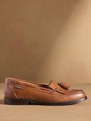 Ανοιχτό καφέ/Καφέ - Μοκασίνια Russell & Bromley Chester με φούντες - Εικόνα 2 του 7