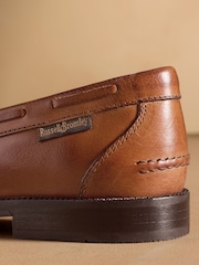 Ανοιχτό καφέ/Καφέ - Μοκασίνια Russell & Bromley Chester με φούντες - Εικόνα 6 του 7