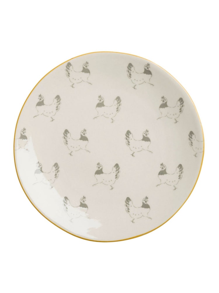 Sophie Allport Natural Chicken Stoneware Small Side Plate - Image 2 of 2
