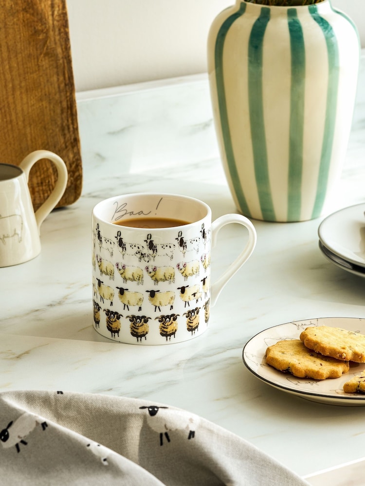 Sophie Allport White Sheep Baa Mug - Image 1 of 2
