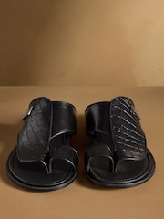 Russell & Bromley Arabian Toe-Post Sandals - 7ичинен 3 сүрөт