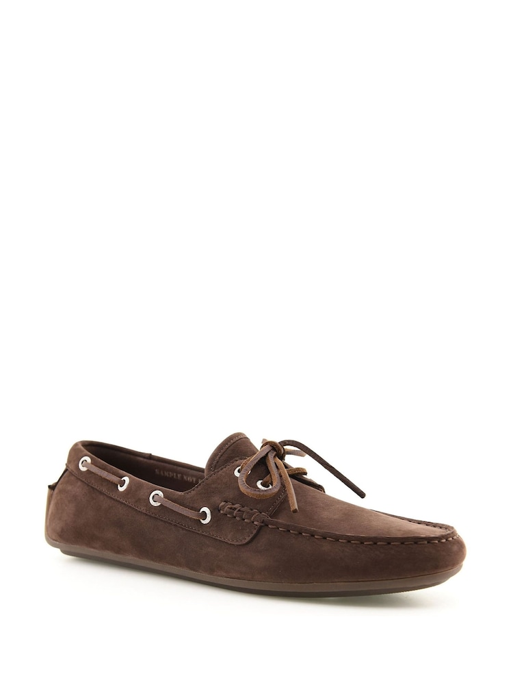 Sperry Brown Orland Eye Driver Shoes - Image 2 of 5 Sperry Brown Orland Eye Driver Shoes - Image 2 of 5