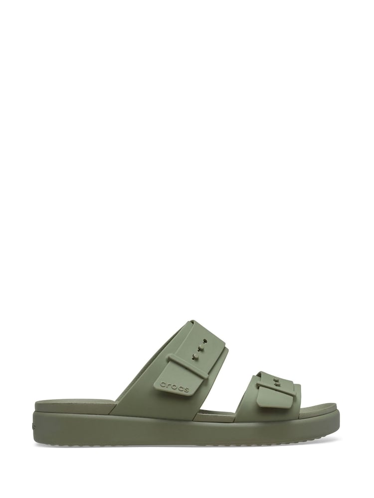 Crocs סנדלים נמוכים עם אבזם, דגם Brooklyn - תמונה 1 מתוך 6