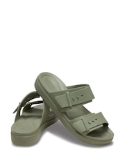 Crocs סנדלים נמוכים עם אבזם, דגם Brooklyn - תמונה 4 מתוך 6