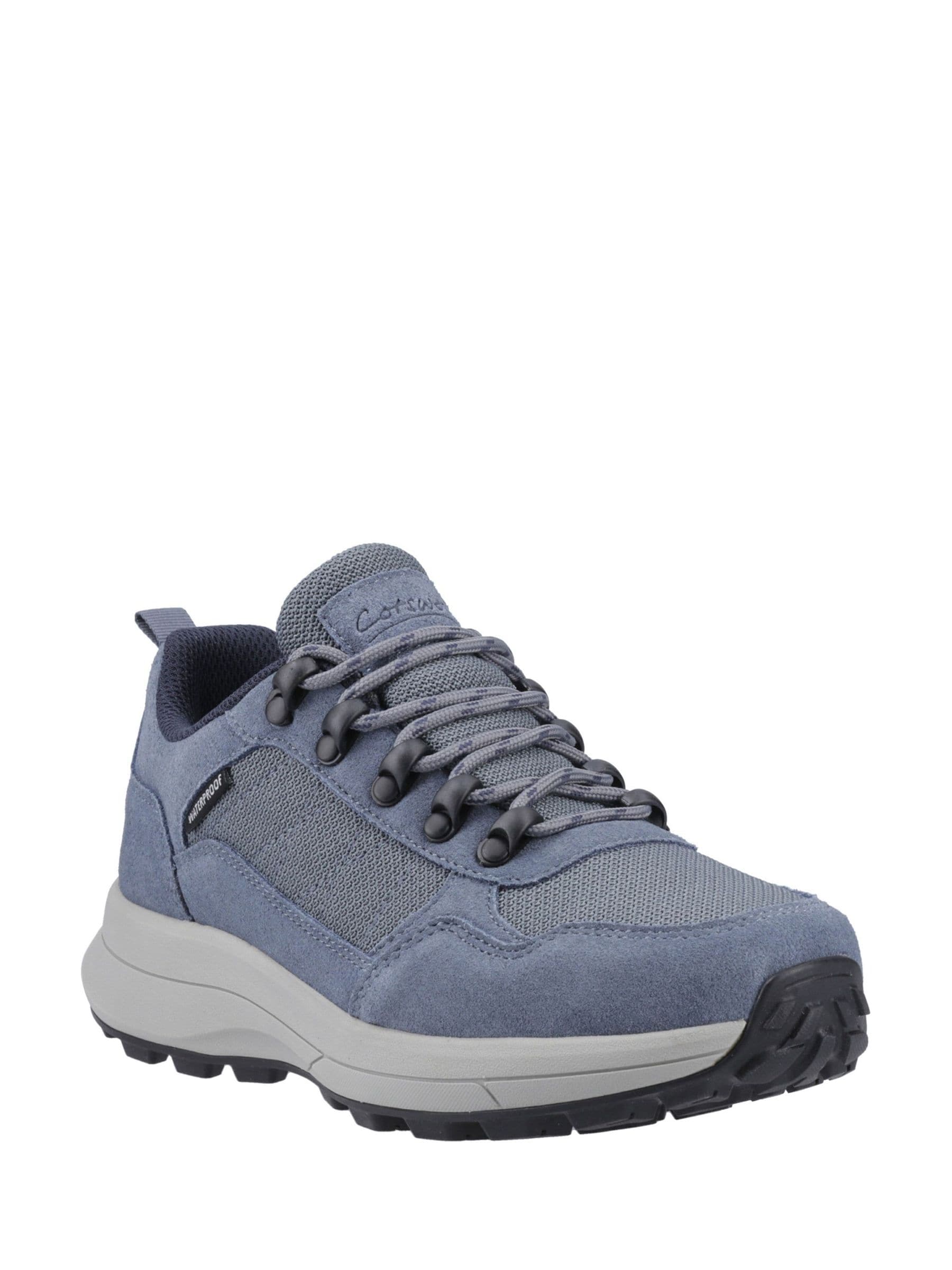 Cotswolds Women's Blue Elmfield Leather Shoes