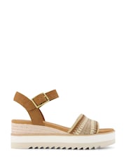 TOMS Brown Diana Wedge Sandals - Image 5 of 6
