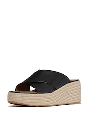 FitFlop Black Platfforms Espadrille Sandals - Image 3 of 5