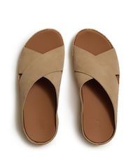 FitFlop Brown Lulu Lux Graphic Weave Slide Sandals - Image 5 of 5