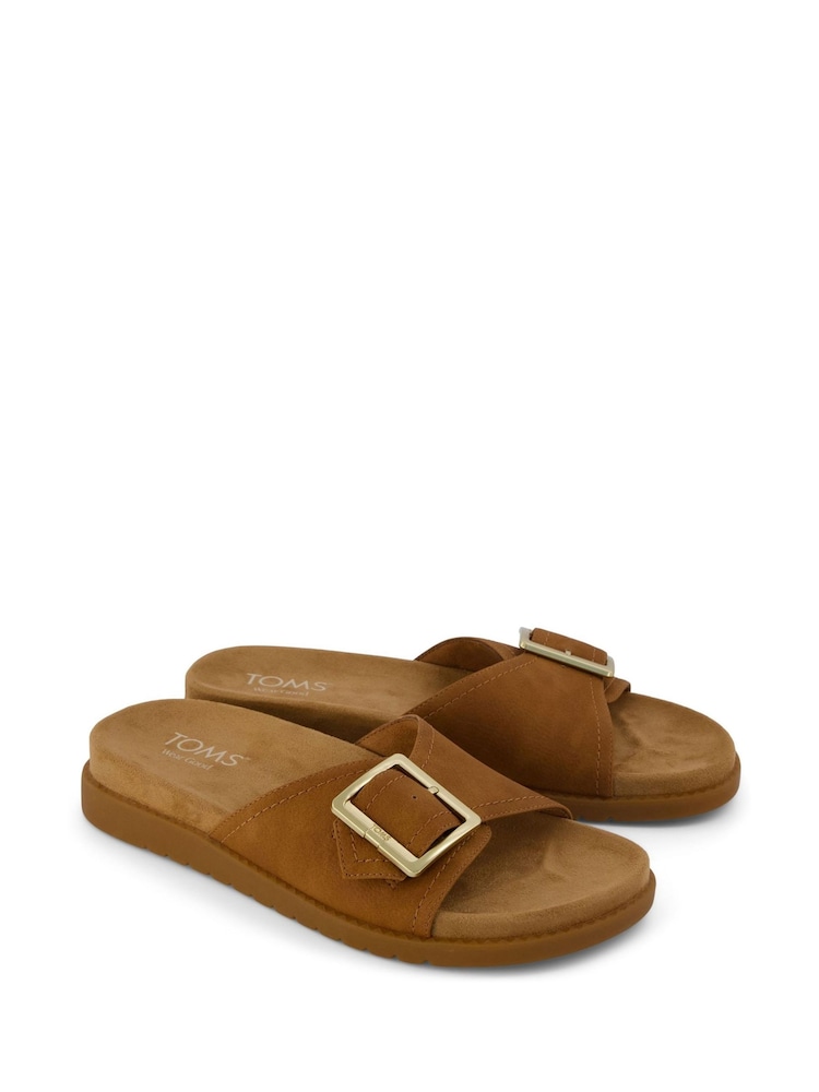 TOMS Brown Marin Slide Sandals - Image 2 of 6