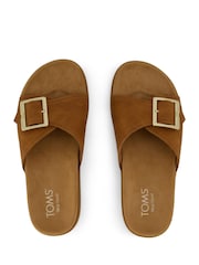 TOMS Brown Marin Slide Sandals - Image 5 of 6