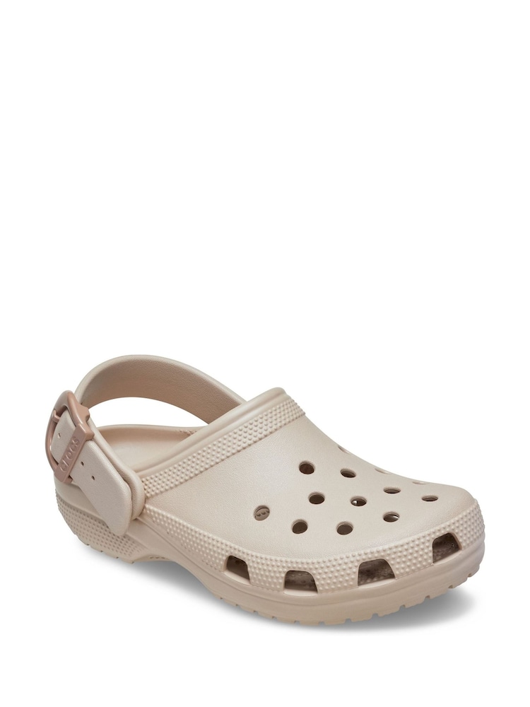 Crocs Brown Classic Buckle Clogs - Image 1 of 6