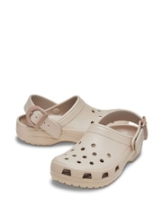 Crocs Brown Classic Buckle Clogs - Image 3 of 6