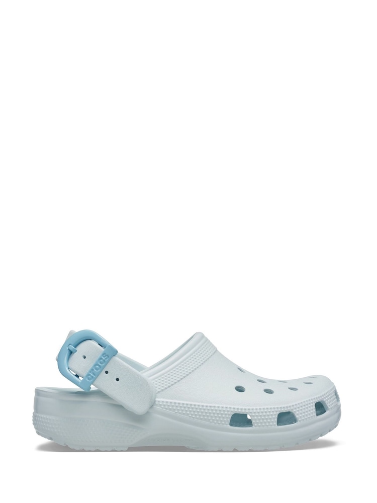 Crocs Blue Classic Buckle Clogs - Image 2 of 6