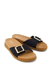 TOMS Black Marin Slide Sandals - Image 2 of 6
