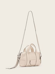 AllSaints White Ares G Compact Cross-Body Bag - Image 2 of 5