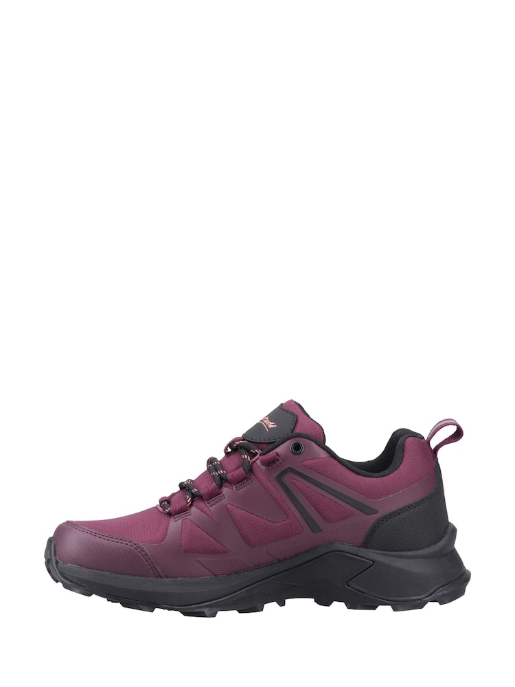 Cotswolds Red Horton Low Hiking Trainers - Image 2 of 4 Cotswolds Red Horton Low Hiking Trainers - Image 2 of 4
