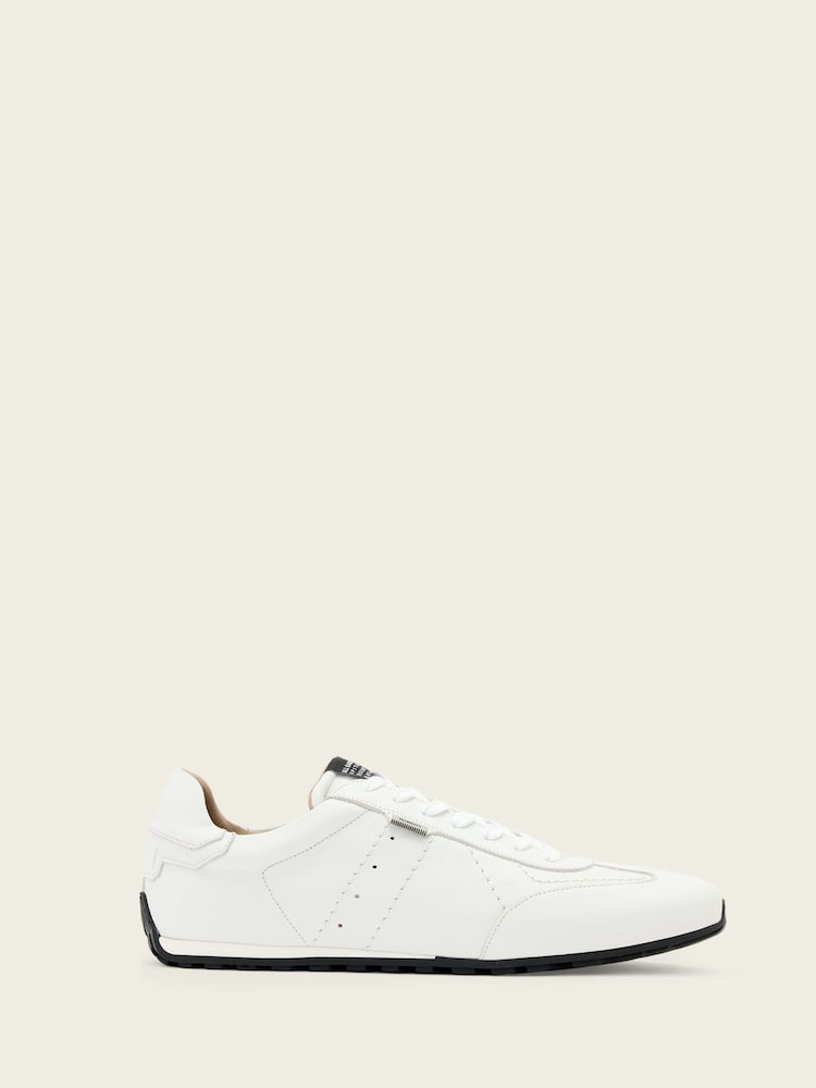 AllSaints White Liam Low Top - Image 1 of 5 AllSaints White Liam Low Top - Image 1 of 5