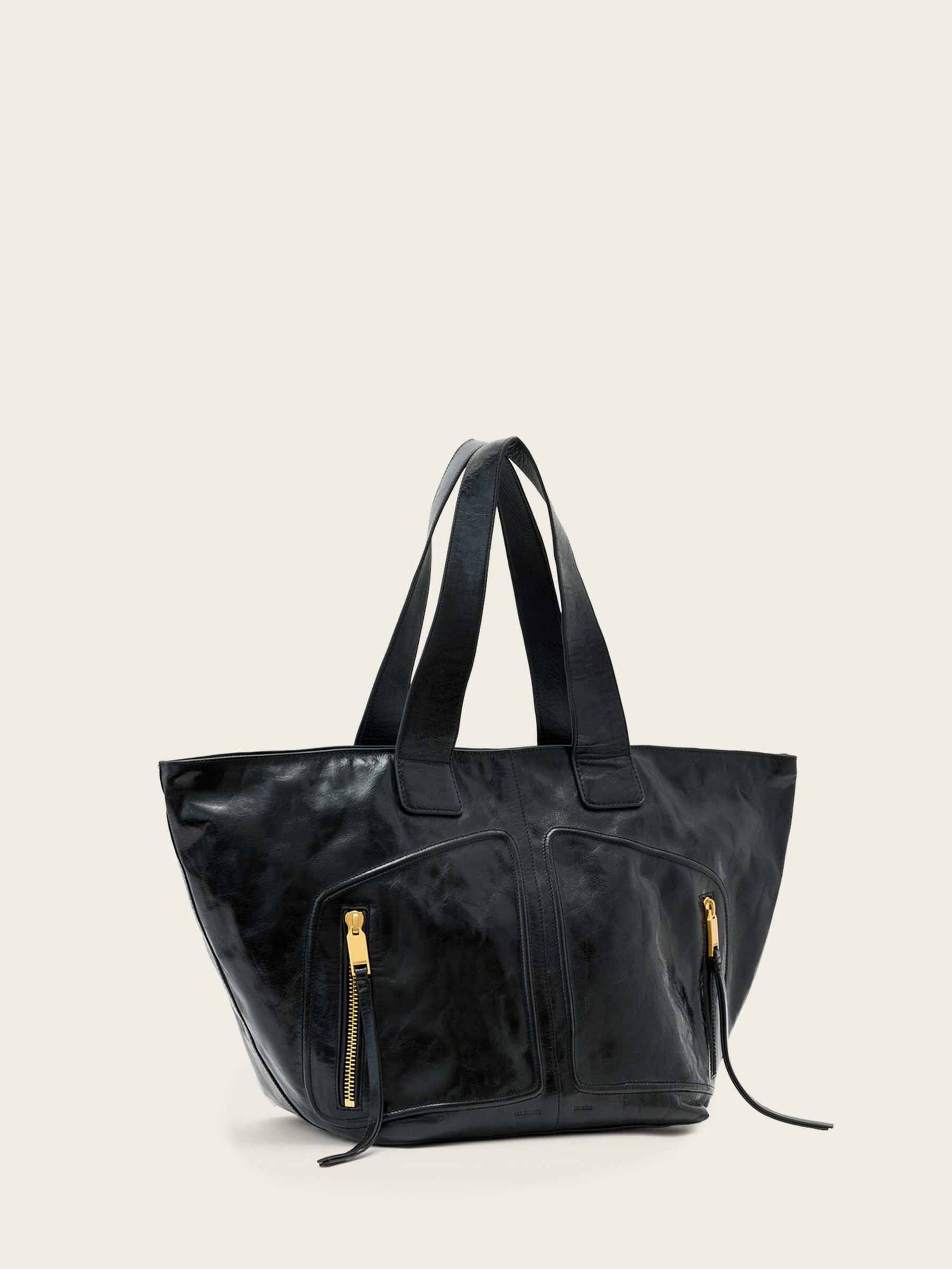 Buy AllSaints Black Jean Rey Tote Bag from Next USA
