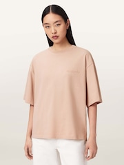 AllSaints Pink Covenant Amelie T-Shirt - Image 2 of 7