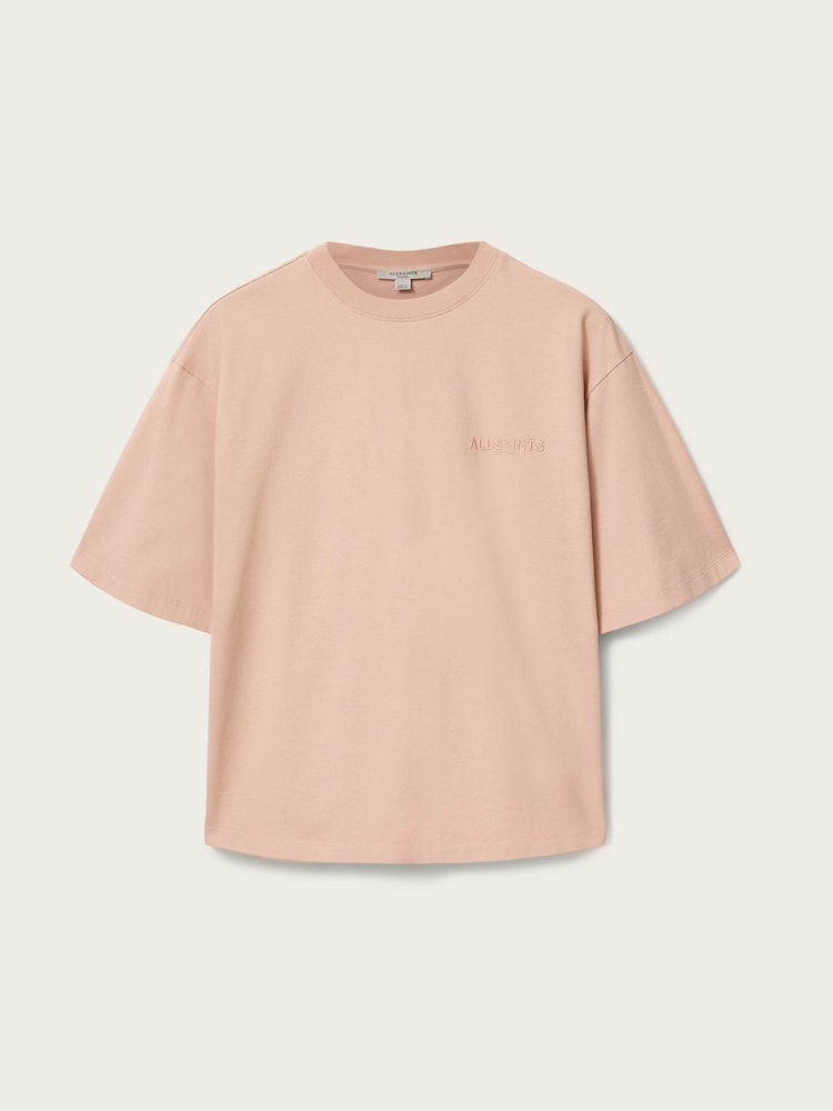 AllSaints Pink Covenant Amelie T-Shirt - Image 7 of 7