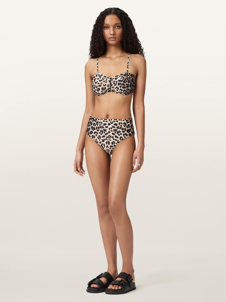 AllSaints Brown Talaria Bikini Bottoms - Image 2 of 6