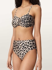 AllSaints Brown Talaria Bikini Bottoms - Image 3 of 6