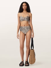 AllSaints Brown Talaria Bikini Bottoms - Image 5 of 6