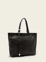 AllSaints Black Haven Leather Tote - Image 1 of 4