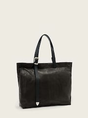 AllSaints Black Haven Leather Tote - Image 2 of 4
