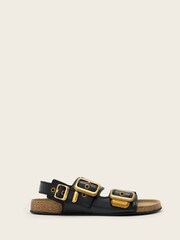 AllSaints Black Staffa Sandals - Image 1 of 5