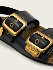 AllSaints Black Staffa Sandals - Image 4 of 5