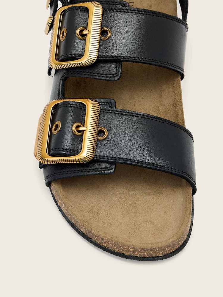 AllSaints Black Staffa Sandals - Image 5 of 5