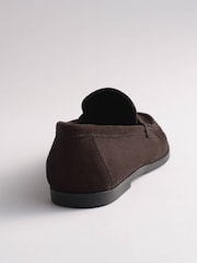 The Set Classic Ruched Loafers Brown Faux Suede - Image 6 of 7