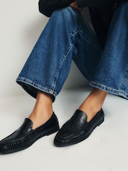 The Set Classic Ruched Loafers Black - Image 3 of 9