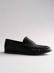 The Set Classic Ruched Loafers Black - Image 6 of 9