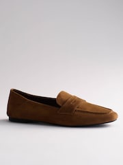 Piele întoarsă havan - The Set Square Toe Loafers - Imaginea 6 din 9
