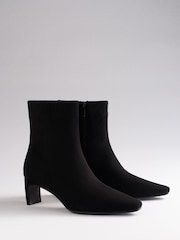 The Set Chisel Toe Heel Ankle Boots Black - Image 2 of 9