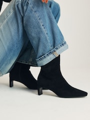 The Set Chisel Toe Heel Ankle Boots Black - Image 5 of 9