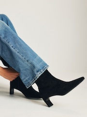 The Set Chisel Toe Heel Ankle Boots Black - Image 6 of 9
