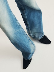 The Set Chisel Toe Heel Ankle Boots Black - Image 7 of 9