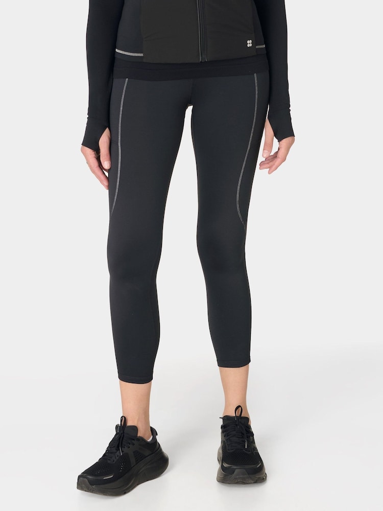 Black Ground - Леггинсы для бега Sweaty Betty Therma Boost 7/8 - Изображение 1 11