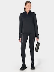 Black Ground - Леггинсы для бега Sweaty Betty Therma Boost 7/8 - Изображение 3 11